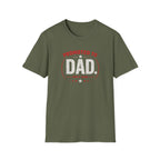 Promoted to Dad T-Shirt — New Dad Announcement Gift, Father’s Day Tee