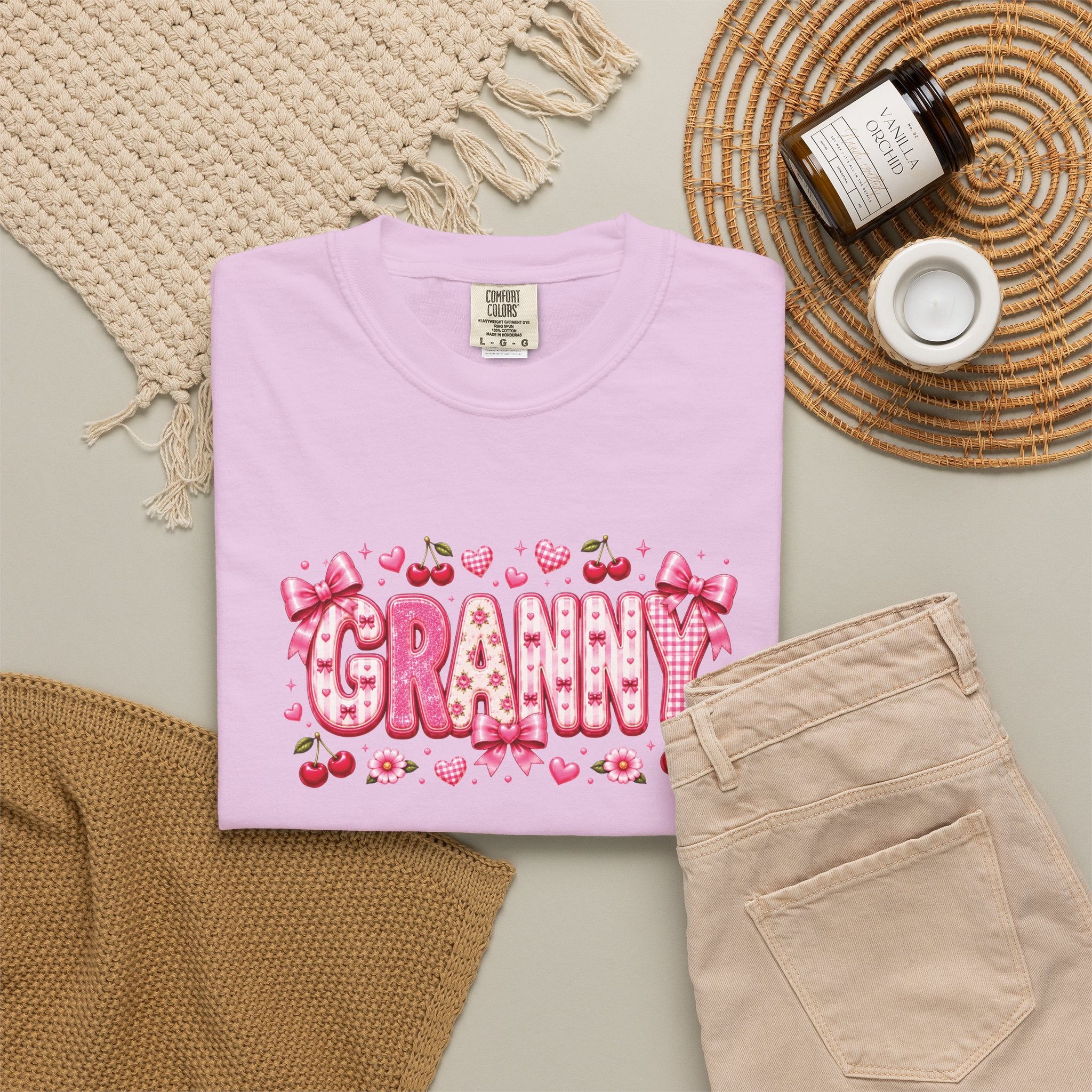GRANNY Floral Heart T-Shirt
