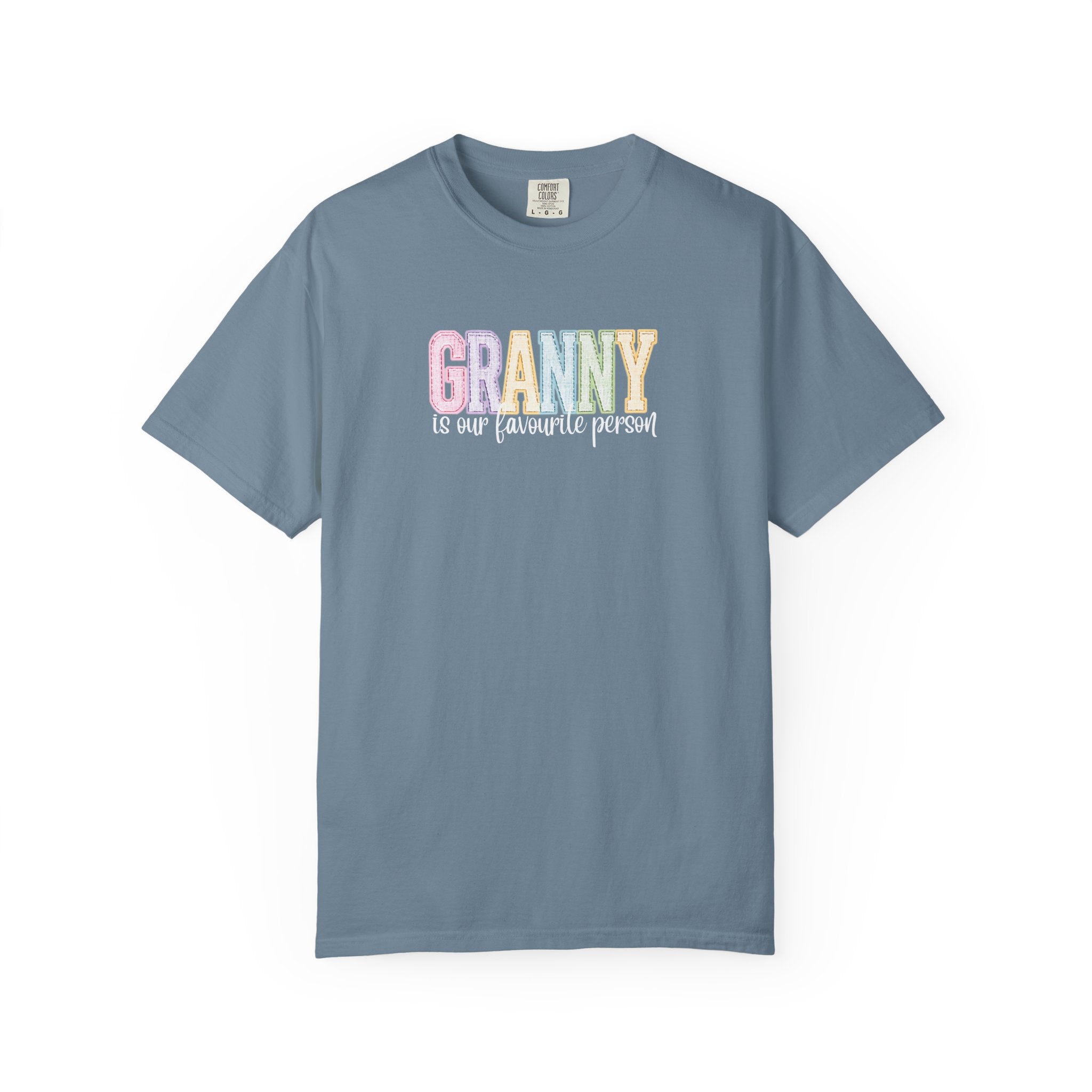 Granny Is Our Favourite Person T-Shirt — Pastel Grandma Gift Tee