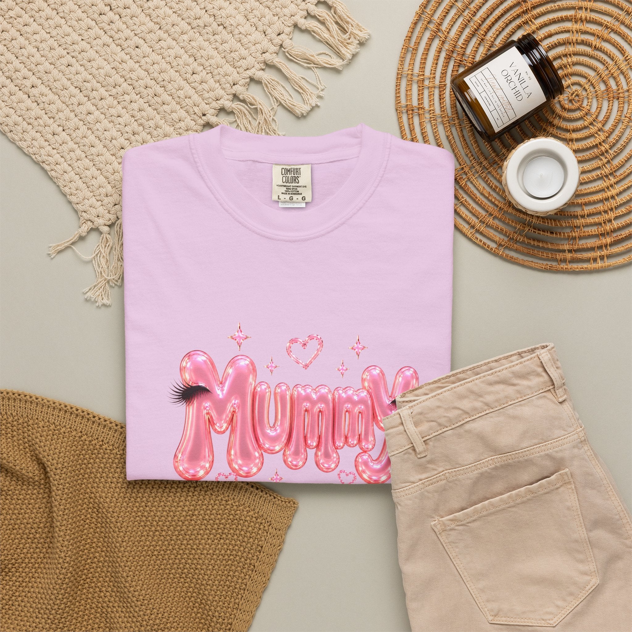 MUMMY Pink Balloon Eyelashes T-Shirt