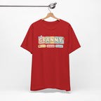 Granny Retro Nameplate T‑Shirt — Personalized Grandma Tee
