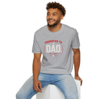 Promoted to Dad T-Shirt — New Dad Announcement Gift, Father’s Day Tee