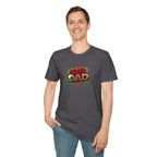 Super Dad Graphic T-Shirt — Wales Flag themed Retro Comic Father's Day Tee