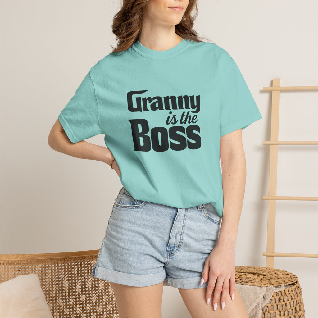 Granny Is the Boss T-Shirt – Funny Grandma Gift, Mother’s Day & Birthday Tee