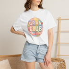 Gran Club Graphic T-Shirt — Retro Pastel Circle Design