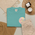 Nana Club T-Shirt — Retro Rainbow Badge Graphic