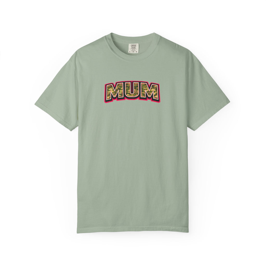 Mum Camo Print Logo T-Shirt
