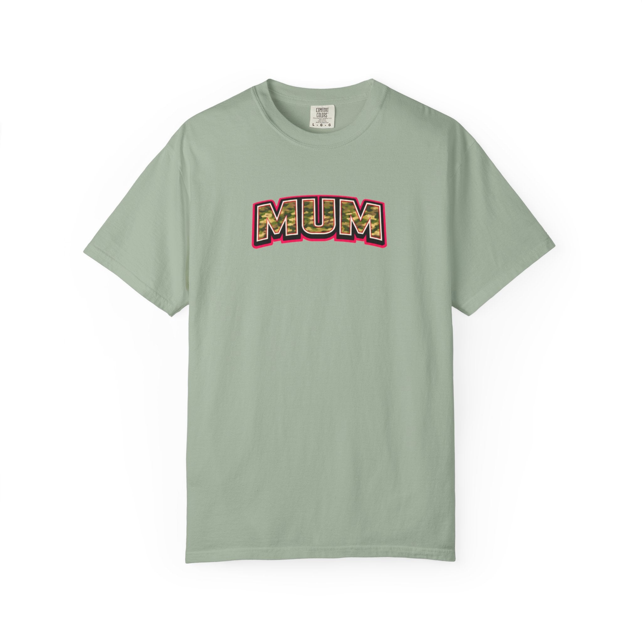 Mum Camo Print Logo T-Shirt