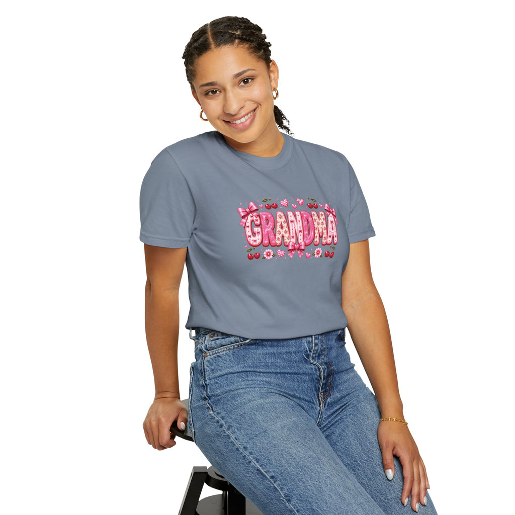 GRANDMA Floral Heart T-Shirt