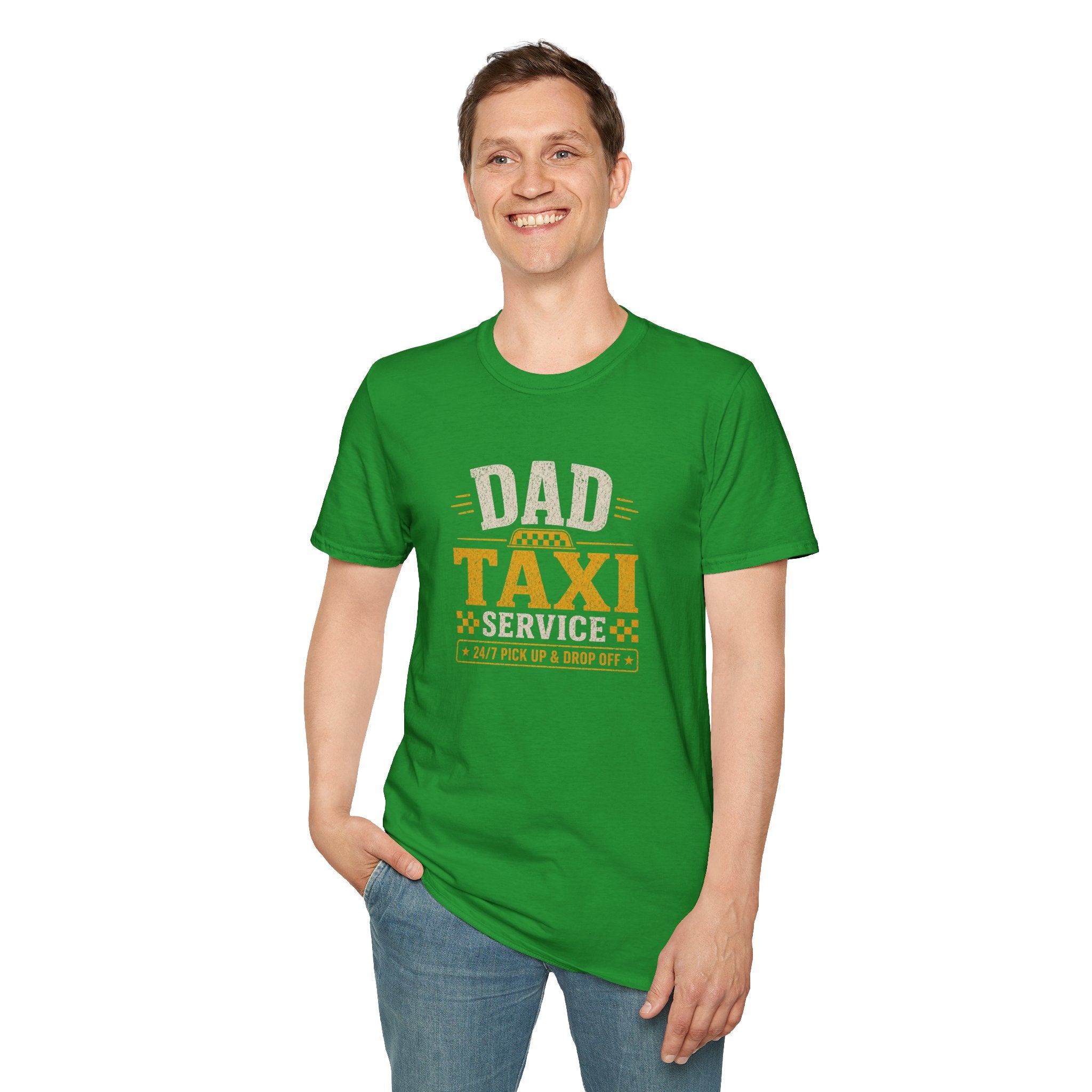 Dad Taxi Service T-Shirt — Funny Father's Day Pickup & Drop Off Tee