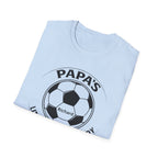 Papa’s Little Football Buddy T-Shirt — Personalized Soccer Dad Tee