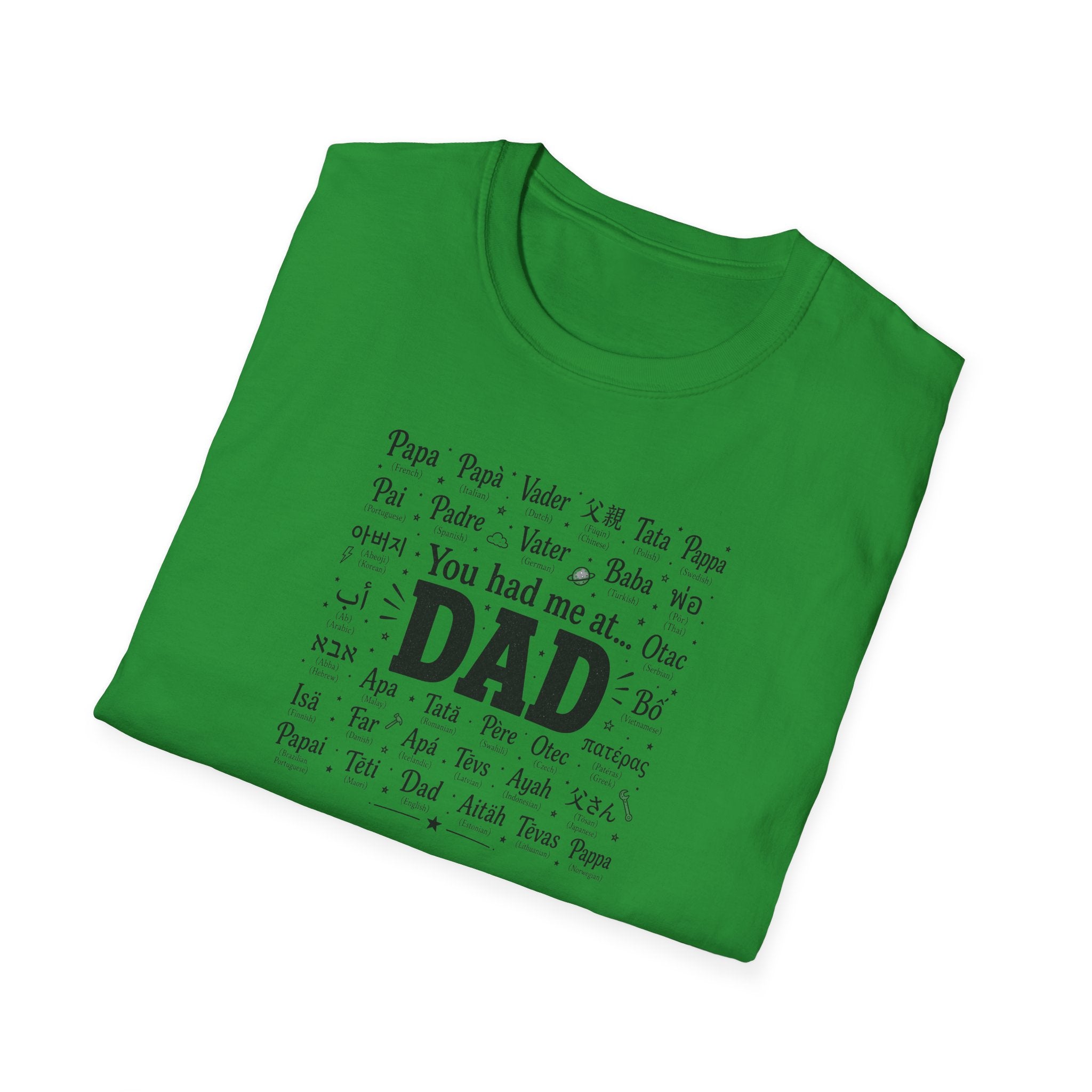 Dad Word Cloud T-Shirt — "You Had Me at Dad" Father's Day Gift