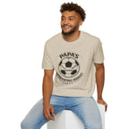 T-Shirt — "Papa's Little Football Buddies" Personalized Soccer Dad Tee