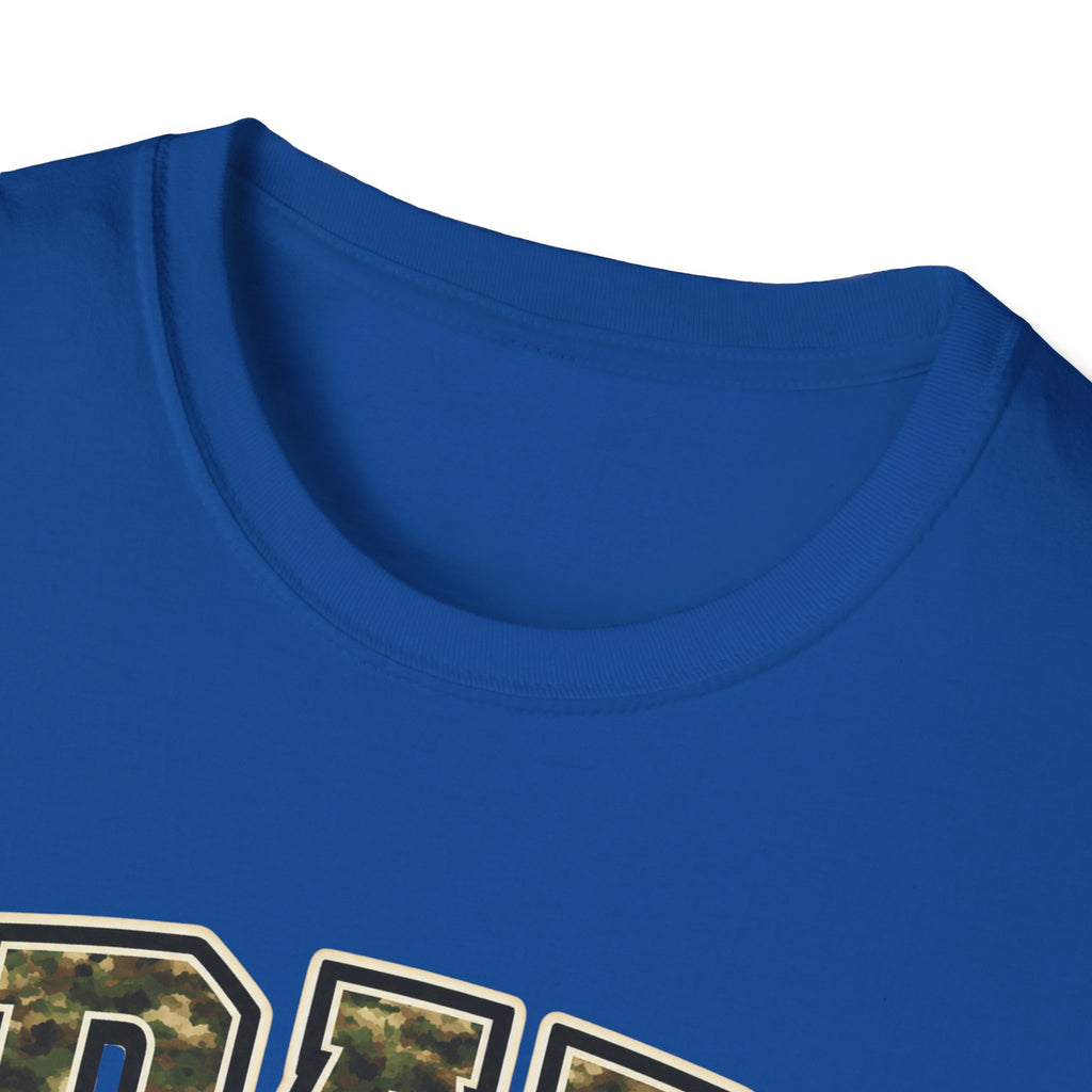 Dad Loves His Little Troops Camo T-Shirt — Personalized Kids' Names