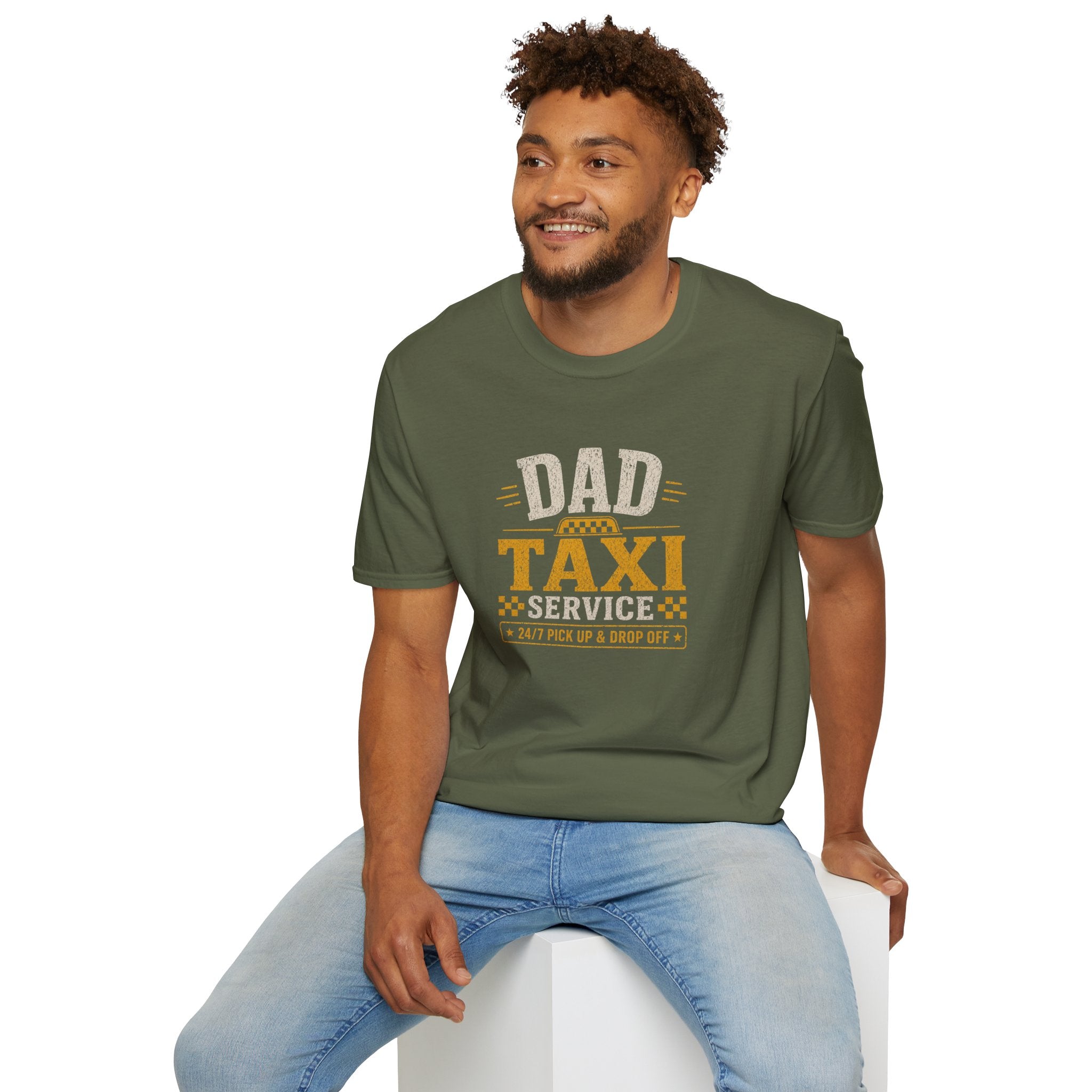 Dad Taxi Service T-Shirt — Funny Father's Day Pickup & Drop Off Tee