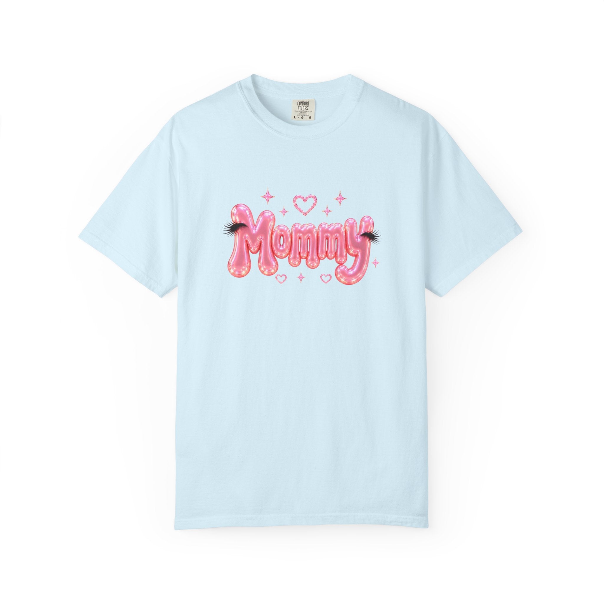 MOMMY Pink Balloon Eyelashes T-Shirt