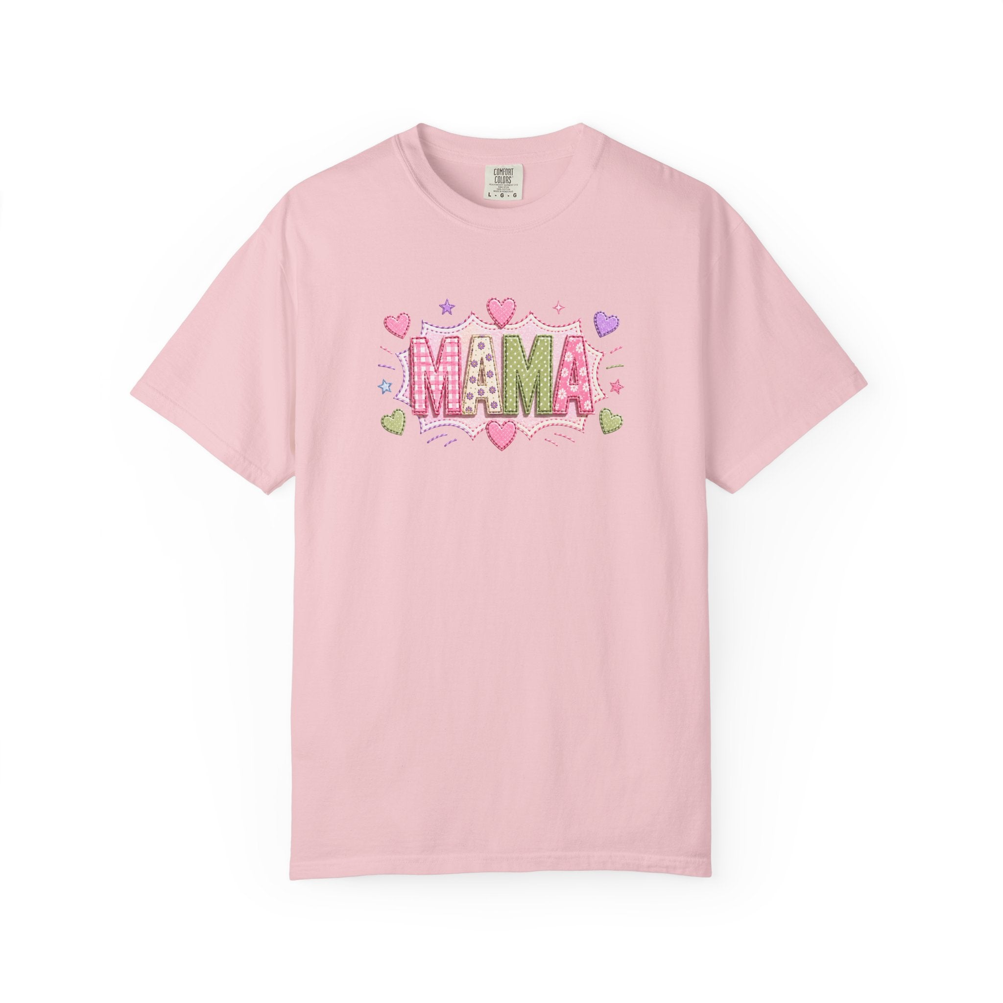 Mama Floral Heart T-Shirt — Cute Pink "MAMA" Mother's Day Tee