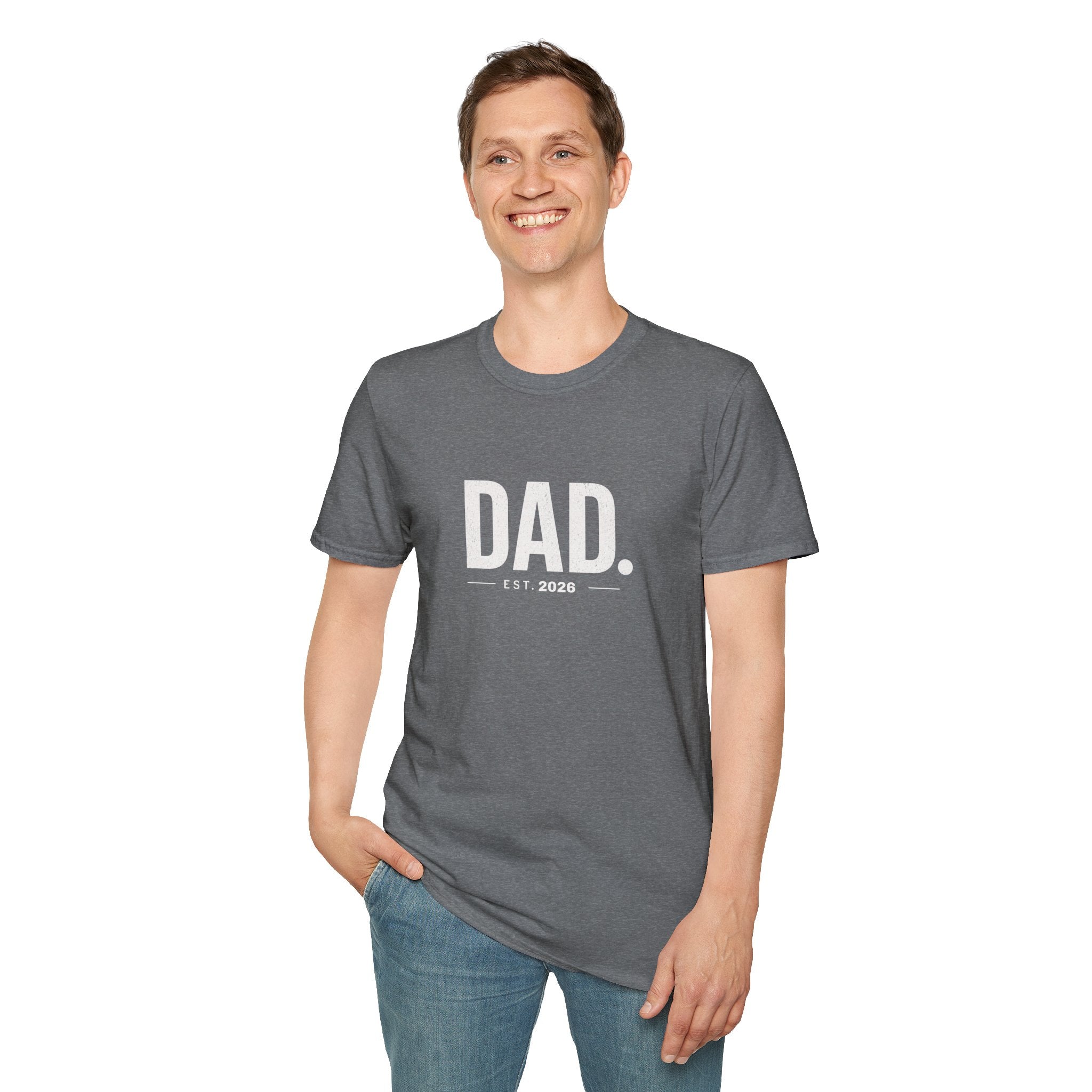 Dad Est. 2026 T-Shirt — New Father Gift, Father’s Day Tee