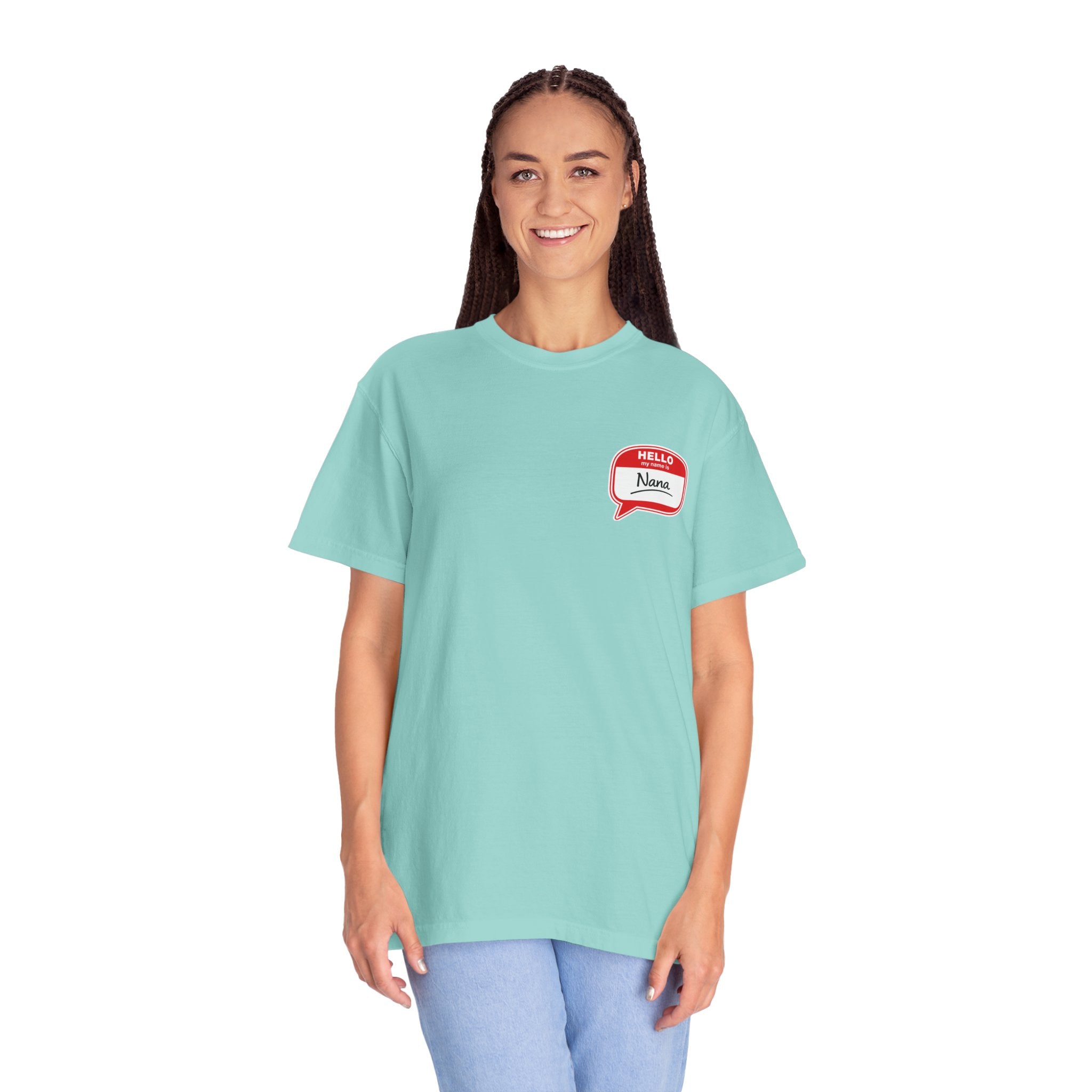 Nana Name Badge T-Shirt