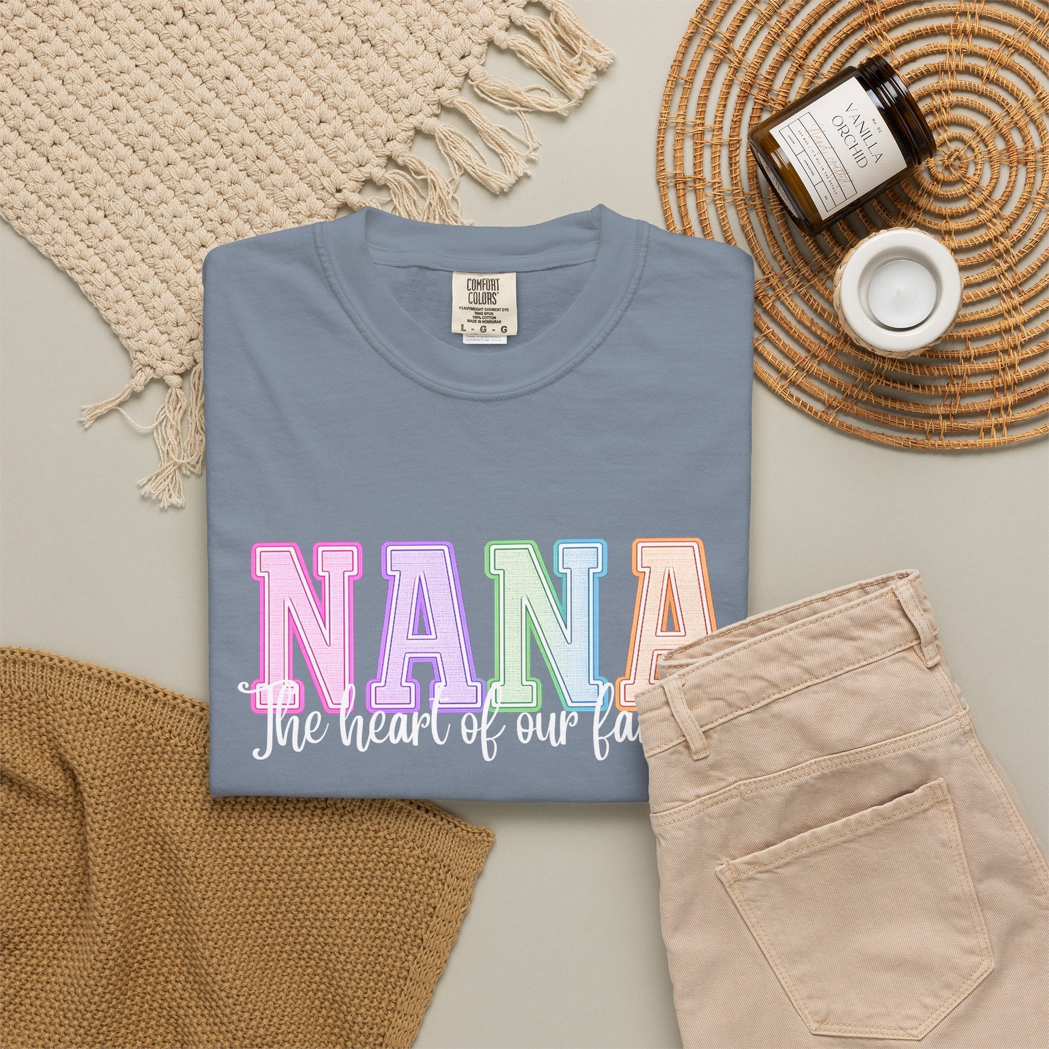 NANA The Heart of Our Family Tee