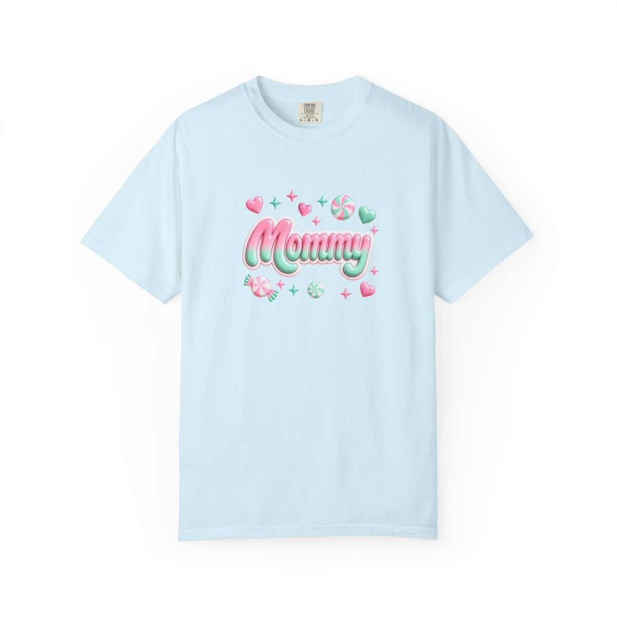 Mommy Pastel Candy Script T-Shirt