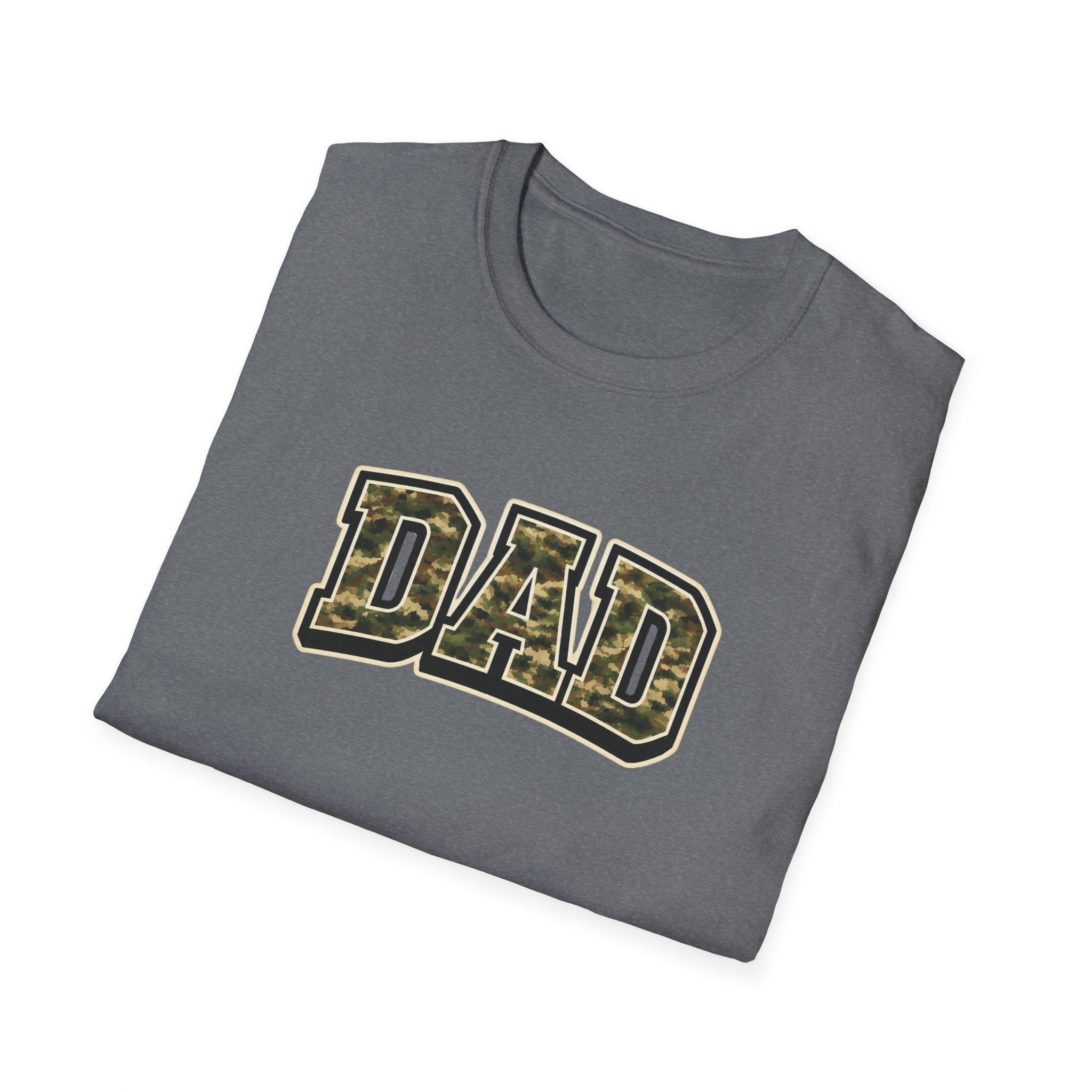 Dad Camo T‑Shirt — Military Camouflage 'DAD' Father's Day Tee