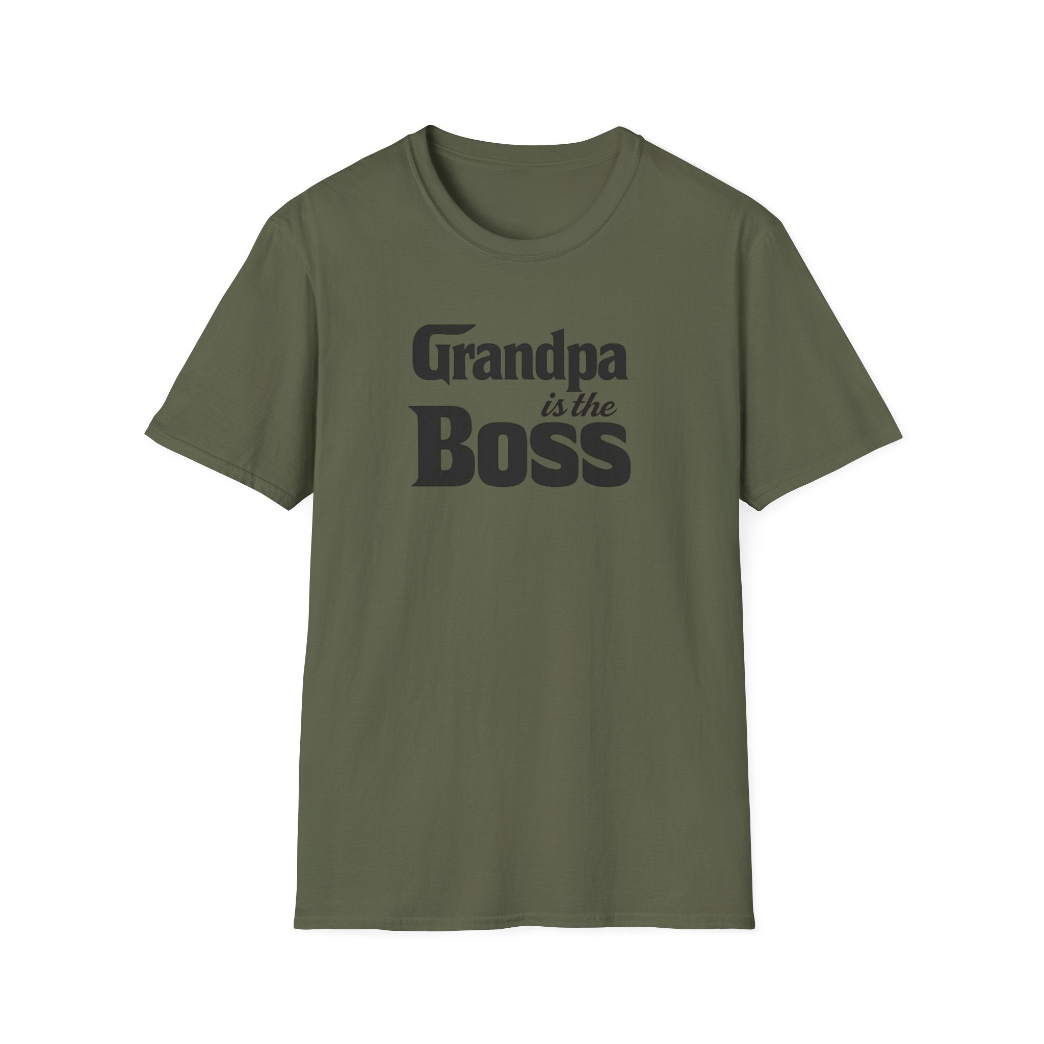 Grandpa Is The Boss T-Shirt – Funny Father's Day Grandpa Tee