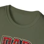 Dad Plaid Design T-Shirt – Rustic Father’s Day Gift