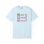 Mom Acronym T-Shirt — "M.U.M. Mess, Utter Chaos, Mini-Hugs" Cute Mom Graphic Tee