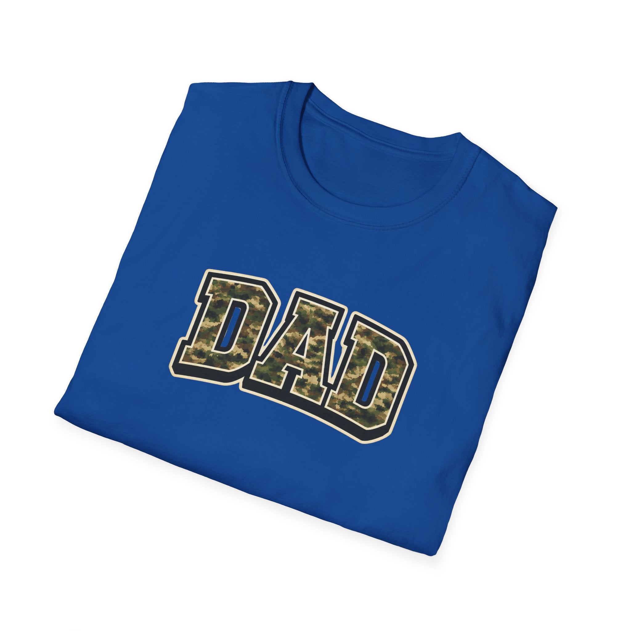 Dad Camo T‑Shirt — Military Camouflage 'DAD' Father's Day Tee
