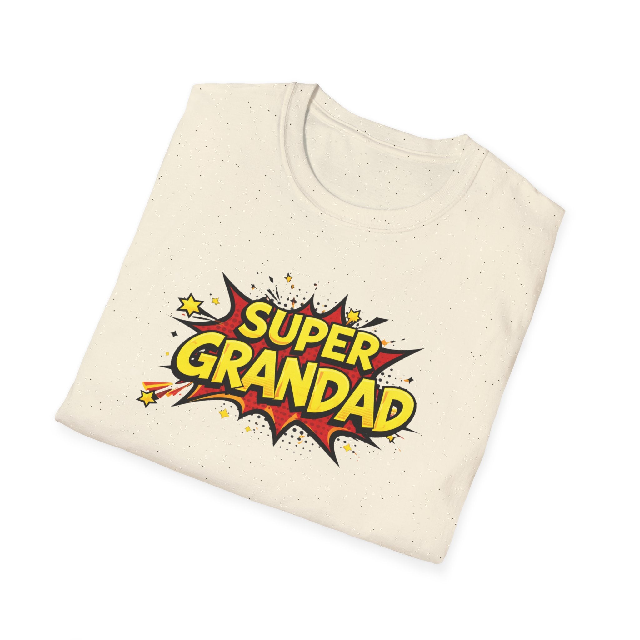 Super Grandad Comic-Style T-Shirt — Father’s Day Gift for Grandpa
