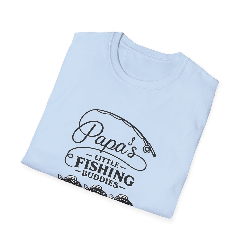 Papa's Little Fishing Buddies T-Shirt – Father-Child Fishing Tee