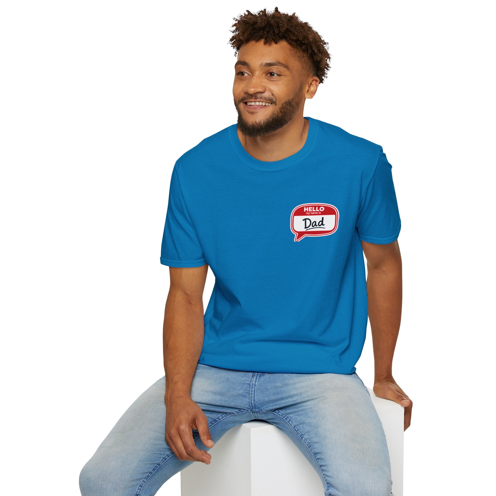 Hello Dad Speech Bubble T-Shirt — Father's Day Gift Tee