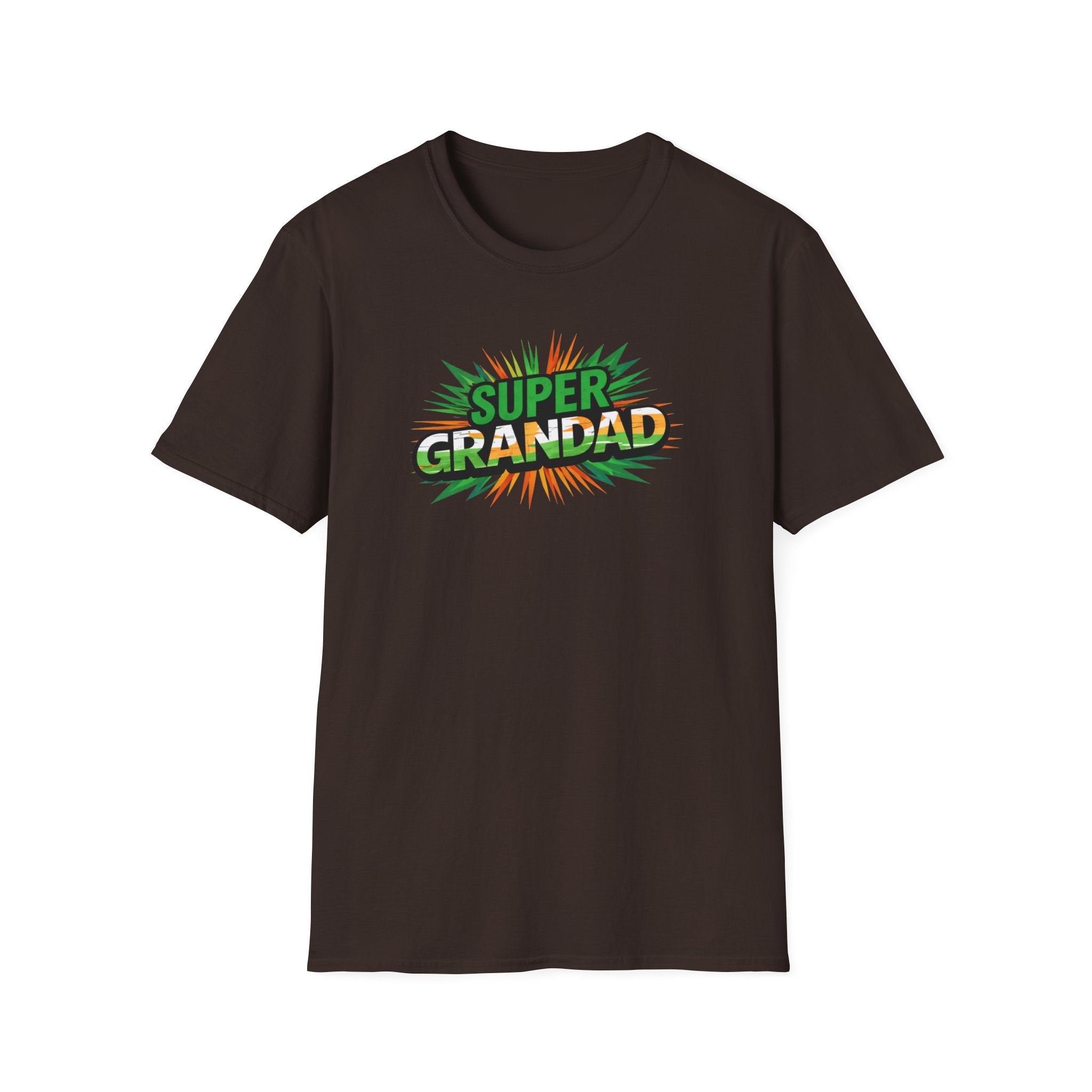 Super Grandad Ireland Flag/Irish themed T-Shirt — Retro Comic Style Gift for Grandpa (Father's Day, Birthday)