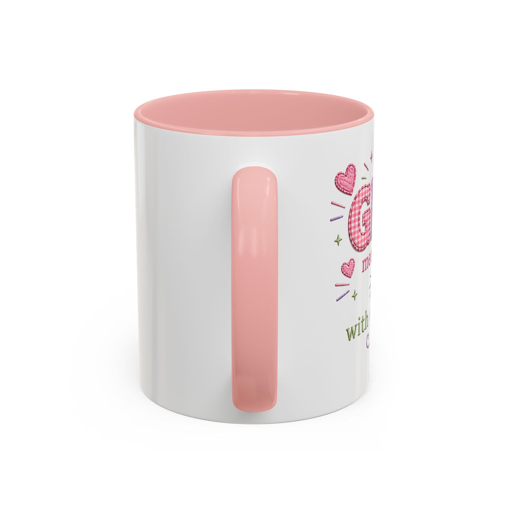 Becoming a Granny Coffee Mug — Cute Pink Accent Mug for Nannies, New Caregivers Gift