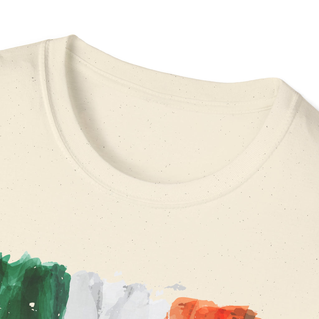 Made in Ireland T-Shirt — Watercolor Irish Flag Tee