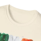 Made in Ireland T-Shirt — Watercolor Irish Flag Tee