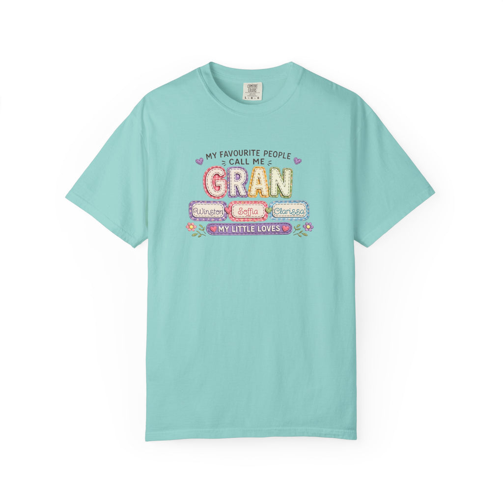 Gran Grandma T-Shirt – "My Favourite People Call Me Gran" Floral Gift Tee