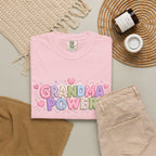Grandma Power T-Shirt — Cute Heart Graphic Tee for Grandmothers