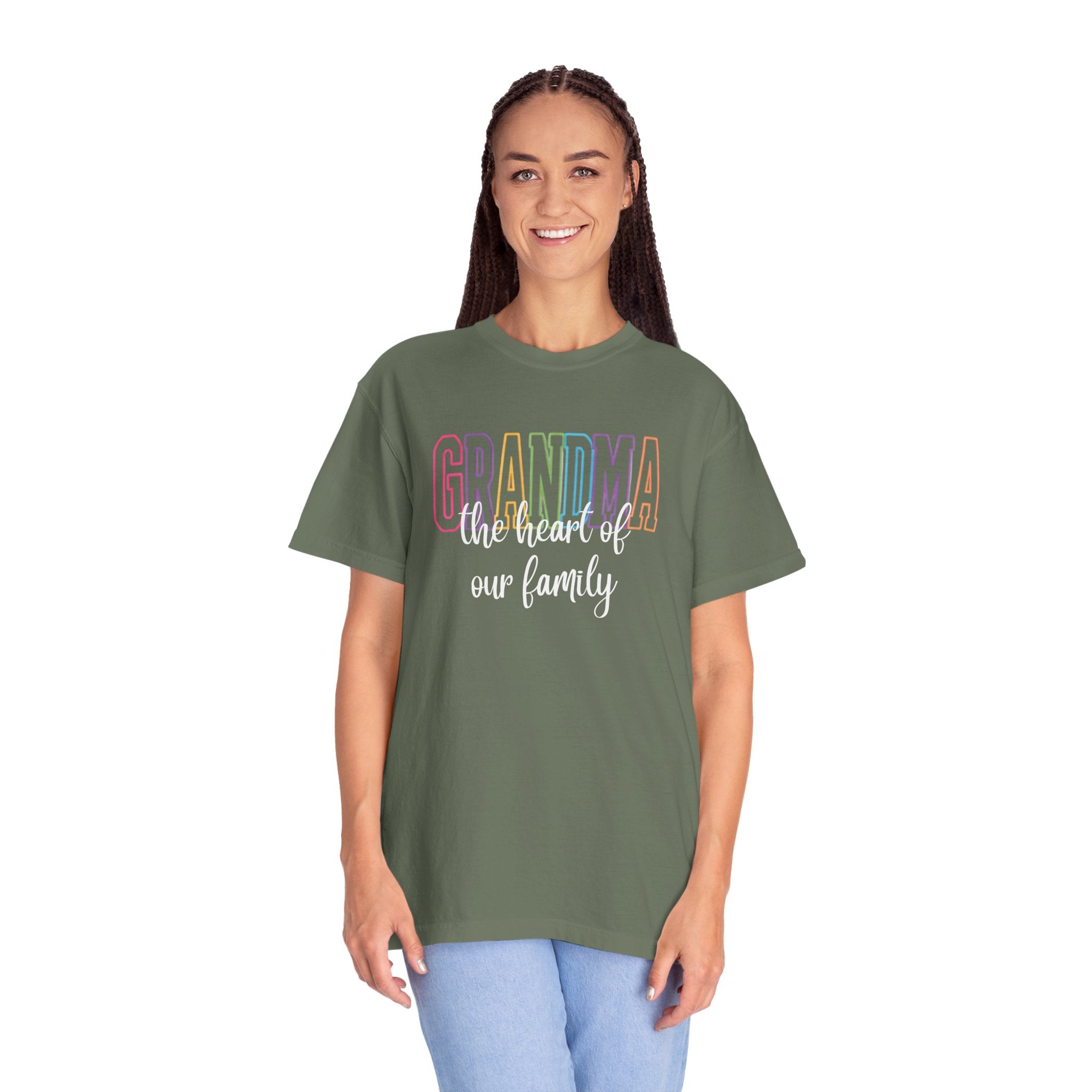 Grandma “the heart of our family” T-Shirt