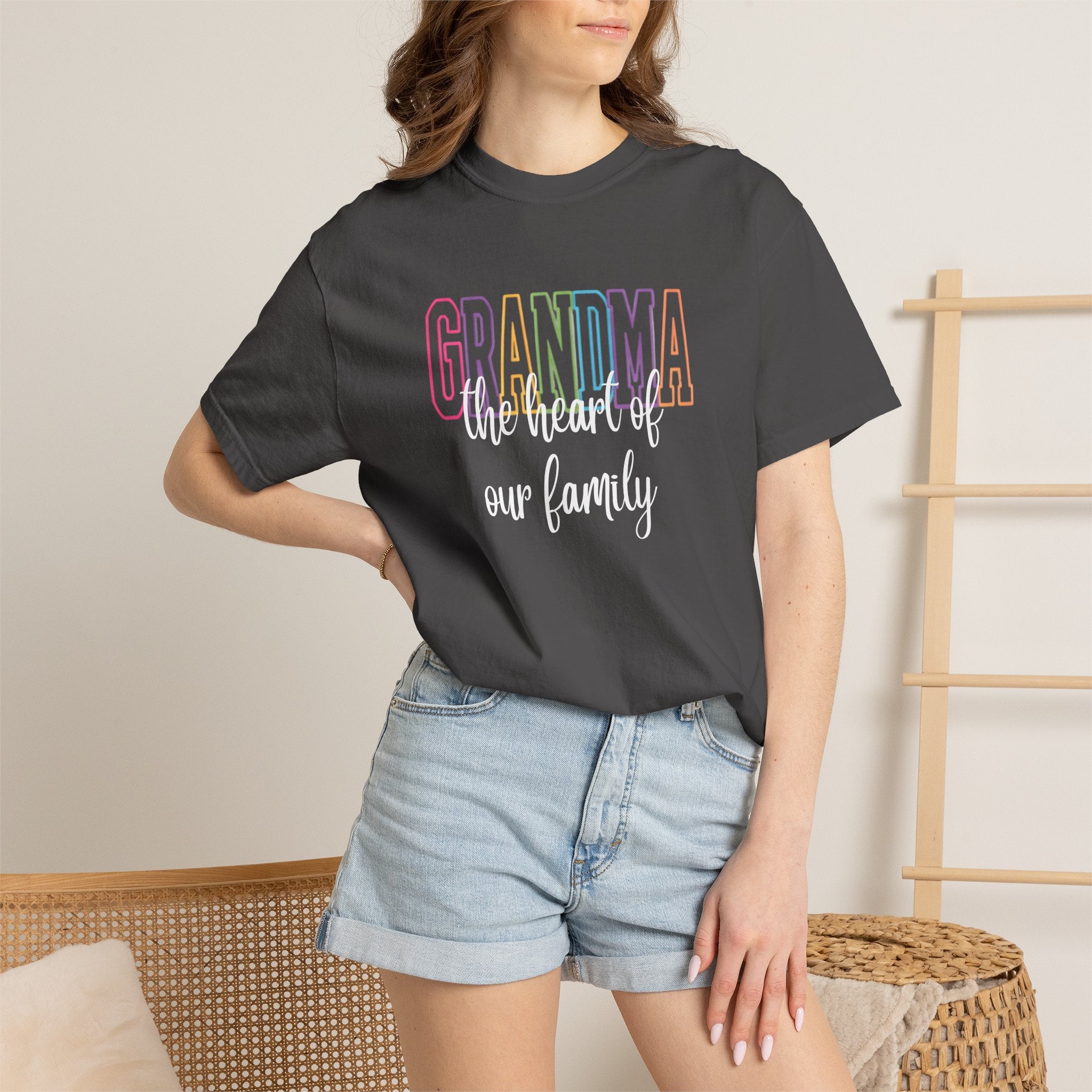 Grandma “the heart of our family” T-Shirt