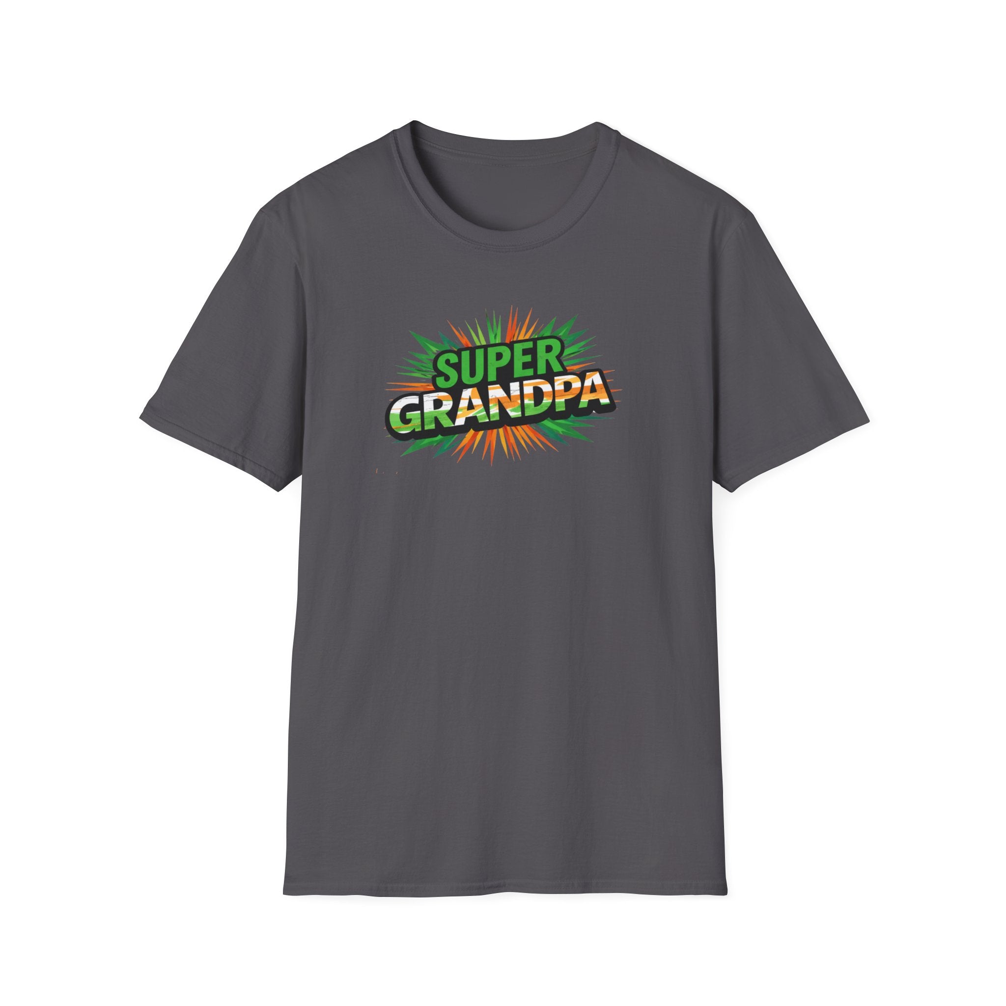 Super Grandpa Ireland Flag/Irish themed T-Shirt — Retro Comic Father's Day Gift