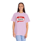 Hello My Name Is Granny T-Shirt - Funny Grandma Gift, Retro Name Badge Tee