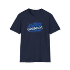 Super Grandpa Scotland Flag/Scottish themed T-Shirt — Retro Comic Father's Day Gift for Grandfathers