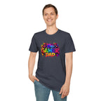 Gamer Dad Colourful Controller Design T-Shirt