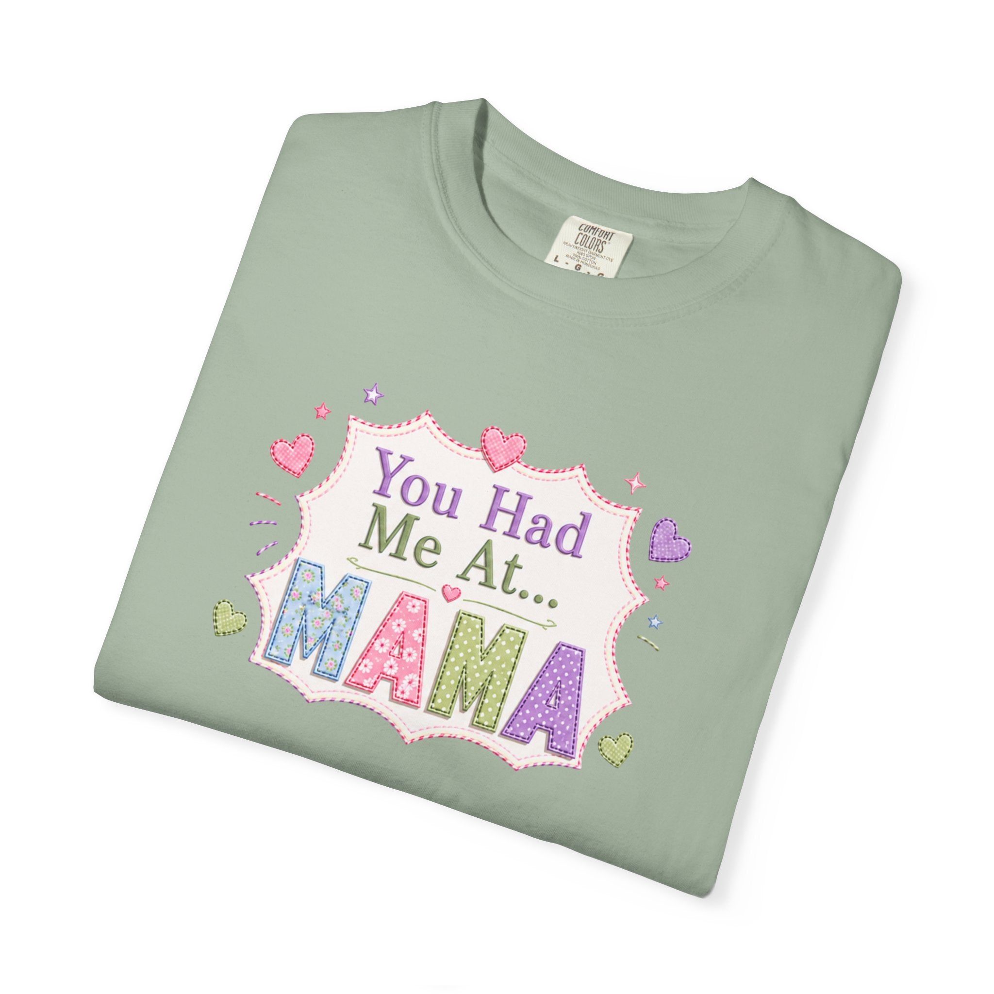 You Had Me At Mama T-Shirt — Cute Pastel Mom Graphic Tee for Mother's Day