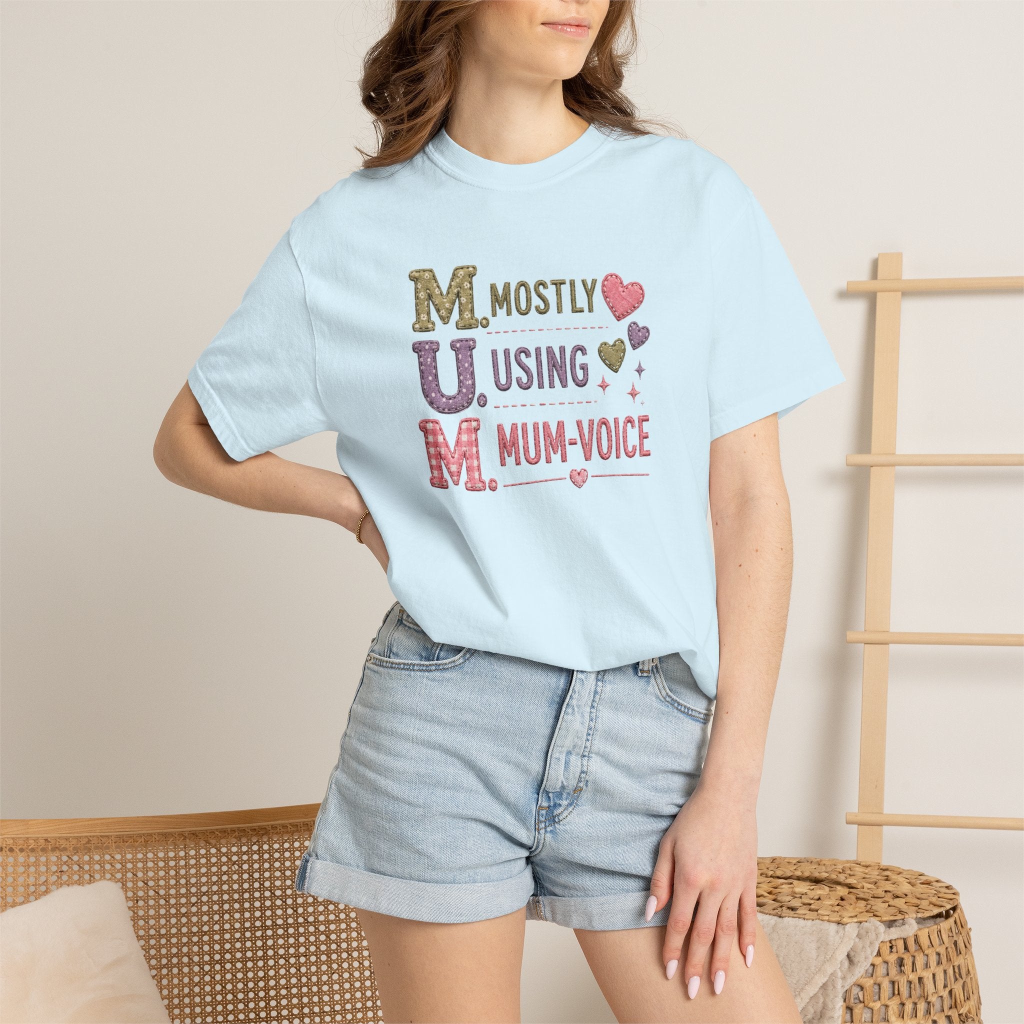 MUM Mostly Using Mum-Voice T-Shirt — Funny Mother's Day Mom Tee