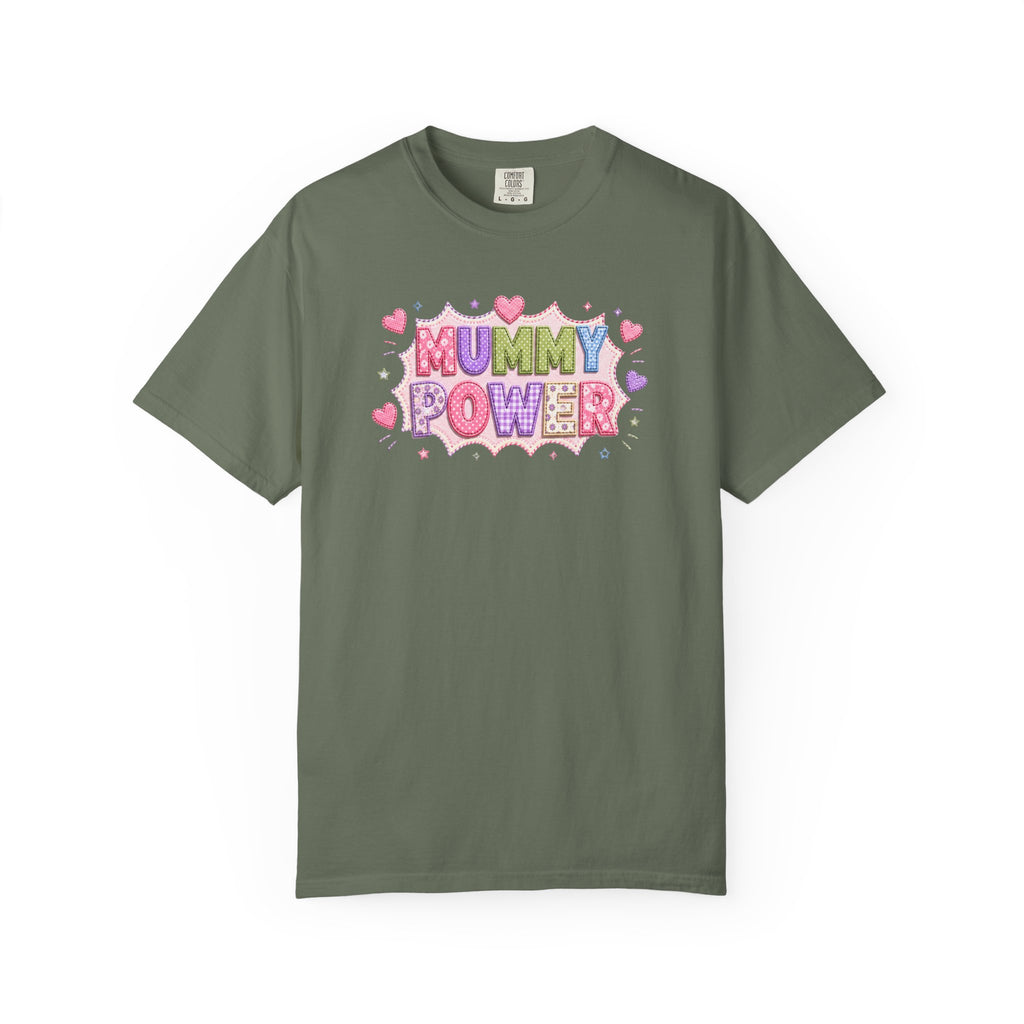 Mummy Power T-Shirt — Cute Pink Heart Mother's Day Tee