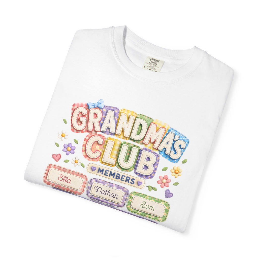 Grandmas Club T-Shirt — Grandma’s Little Loves Graphic Tee