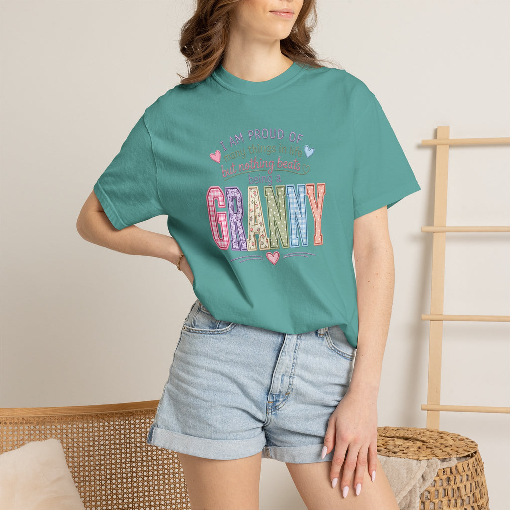 Granny Proud Tee — "I Am Proud of Many Things in Life But Nothing Beats Being a Granny"